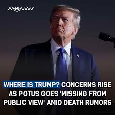 is trump missing