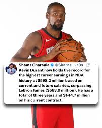 kevin durant contract