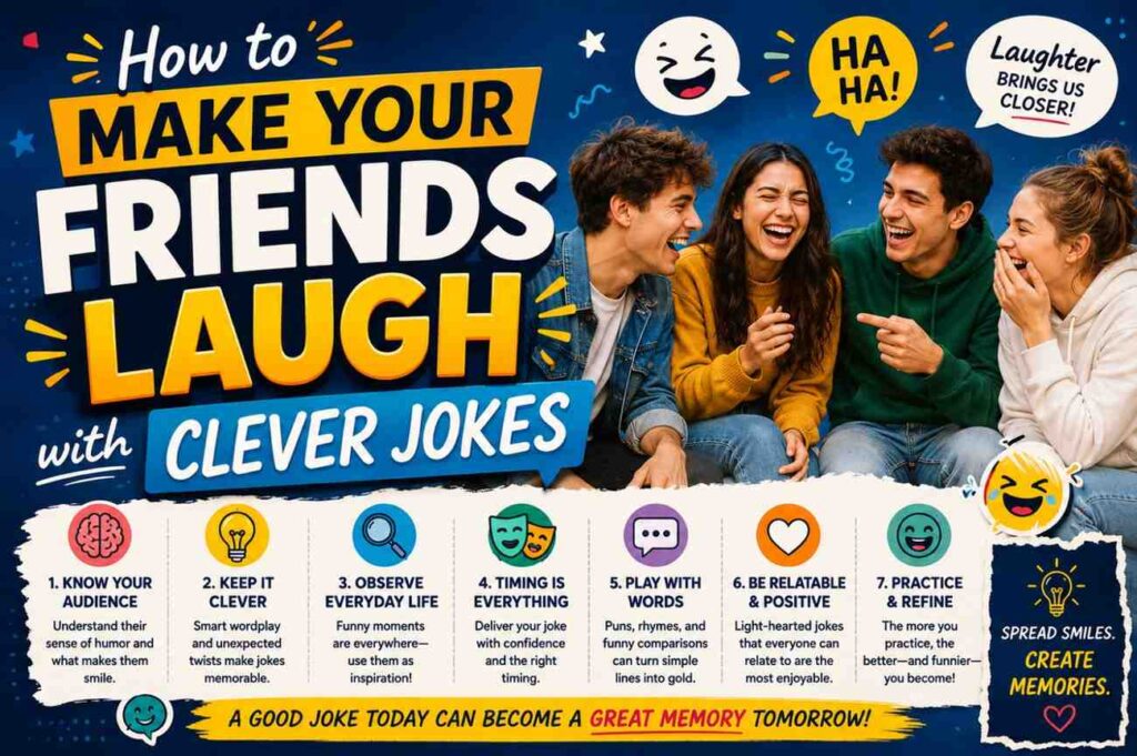 How to Make Your Friends Laugh with Clever Jokes