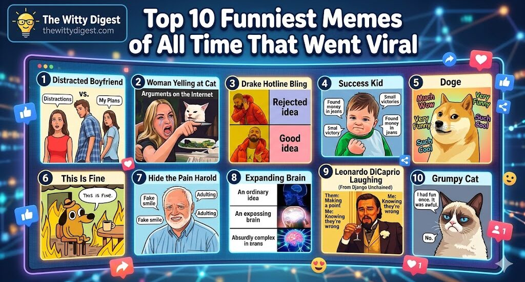 Top 10 Funniest Memes of All Time That Went Viral