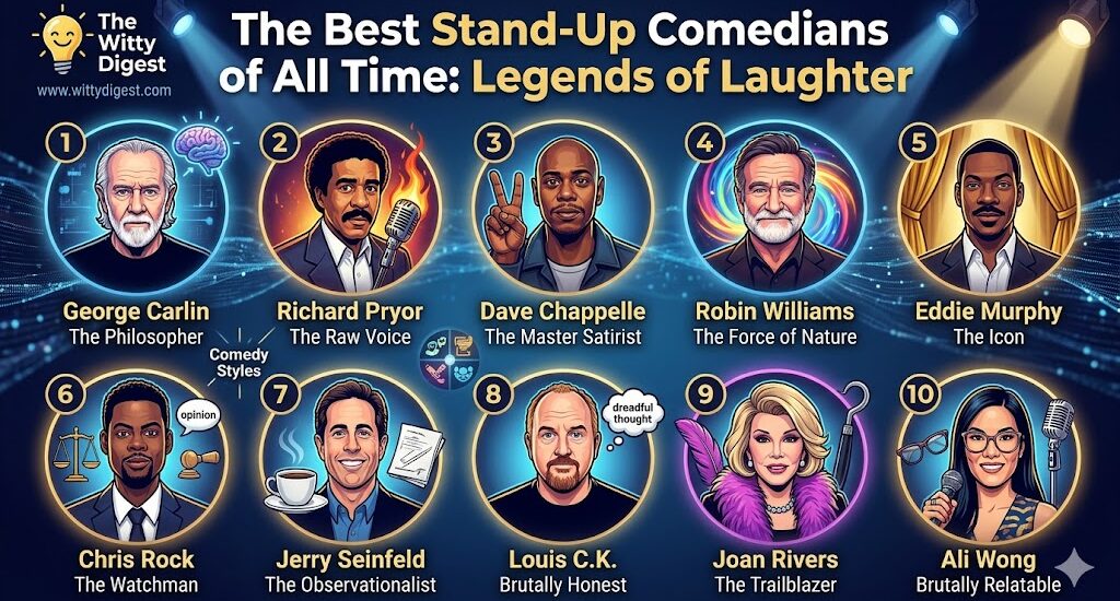 The Best Stand-Up Comedians of All Time